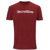 Tennisshirt Tecnifibre Men Team Cotton Cardinal-XS
