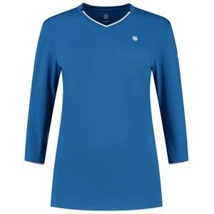 Tennisshirt K Swiss Women Hypercourt Long Sleeve 2 Classic Blue-XS