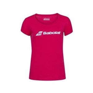 Tennisshirt Babolat Women Exercise Babolat Tee Red Rose Heather-XL