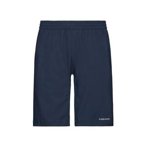 Tennisbroek HEAD Boys Bermudas Club Dark Blue-Maat 128