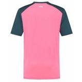 K Swiss - Hypercourt Mix Melange Crew - Sportshirt - Wit - 86% Gerecycled Polyester, 14% Elastaan