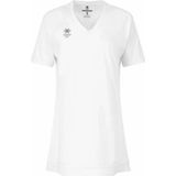 Osaka - V-Neck Tech Dress - Wit - 90% Gerecycled Polyester - Vochtafvoerend