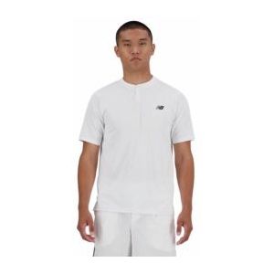 New Balance - Tournament Top - Tennisshirt - Wit - Gerecycled Polyester