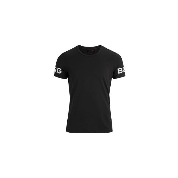 T-Shirt Björn Borg Men Performance Tee Black Beauty-XL