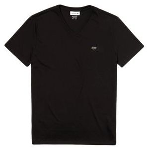 T-Shirt Lacoste Men TH6710 V-Neck Black-5