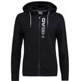 Tennisvest HEAD Women Club Greta F/Z Black-XXXL