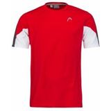 Tennisshirt HEAD Boys Club 22 Tech Red-Maat 152