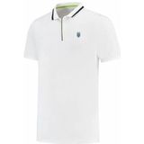 Tennisshirt K-Swiss Men Hypercourt Polo 6 White-XL