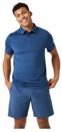 Björn Borg - Men Ace Mesh Panel - Tennispolo - Sargasso Sea