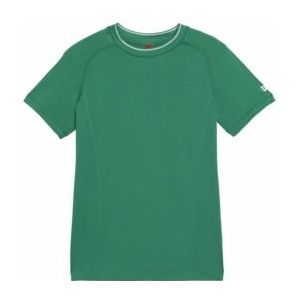 Tennisshirt Wilson Boys Team Seamless Crew Courtside Green-XS