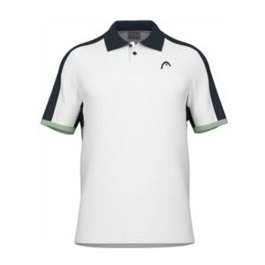 Polo HEAD Men Play Tech White Celery Green-S