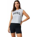 Tanktop Björn Borg Women Borg Training Tank Light Grey Melange-XL