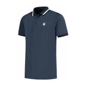 Tennisshirt K-Swiss Men Hypercourt Basic Polo Peacoat-XL