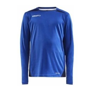 Tennisshirt Craft Kids Pro Control Impact LS J Club Cobolt Navy-Maat 122