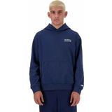 Hoodie New Balance Men Athletics Embroidered Hoodie Navy Blue-XL