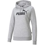 Trui Puma Women Essentials Logo Hoodie FL Gray-XL