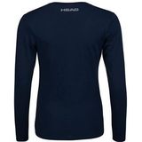 HEAD - Club 21 Linda L/S - Tennisshirt - Donkerblauw - Polyester