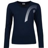 HEAD - Club 21 Linda L/S - Tennisshirt - Donkerblauw - Polyester