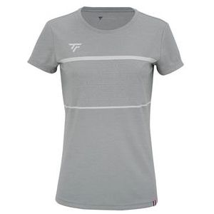 Tennisshirt Tecnifibre Women Team Tech Silver-L