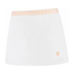 K-Swiss - Hypercourt Skirt 5 - Tennisrok - White - Polyester - Ademend