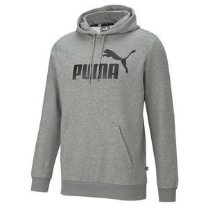 Trui Puma Men Essentials Big Logo Hoodie Gray-XXL