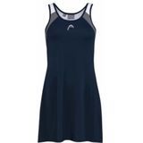 Tennisjurk HEAD Women Club 22 Dark Blue-XXXL