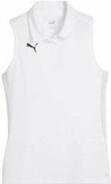 Polo PUMA Women teamGOAL Polo PUMA White PUMA Black Feather Gray-L