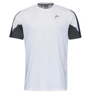 Tennisshirt HEAD Men CLUB 22 Tech White Deep Blue-XXXL