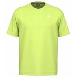 Tennisshirt HEAD Boys Slice II Tee Lightlime-Maat 140