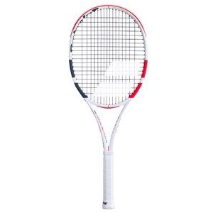 Test Tennisracket Babolat Pure Strike 16/19 White Red Black 2020 (Bespannen)-Gripmaat L2