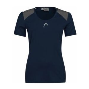 Tennisshirt HEAD Women Club 22 Tech Dark Blue-XS