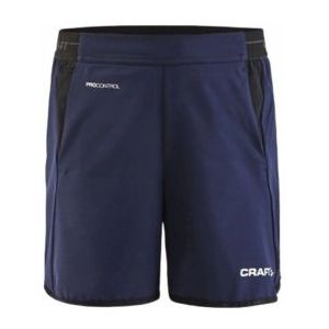 Tennisbroek Craft Kids Pro Control Impact Shorts J Navy White-Maat 122