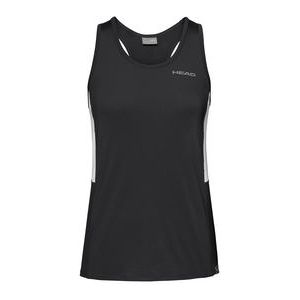 HEAD - Girls Club - Tanktop - Zwart - Maat 152