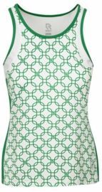 Robey - Tennis Dropshot Singlet - Sporttop - Grass Green - Polyester