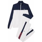 Lacoste - WH8989 - Trainingspak - White Navy Blue Grenadine - 100% Polyester