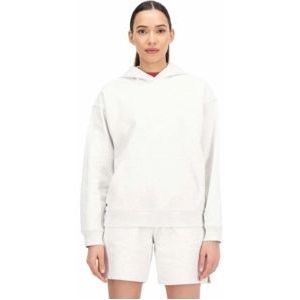 New Balance - Athletics French Terry - Hoodie - Sea Salt Heather - 100% Katoen