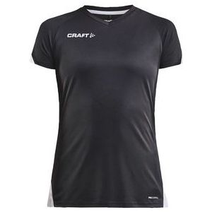 Tennisshirt Craft Women Pro Control Impact SS Tee W Black White-XXL