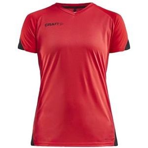 Tennisshirt Craft Women Pro Control Impact SS Tee W Bright Red Black-L