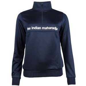 Tennistrui The Indian Maharadja Women Poly Terry Half Zip IM Navy