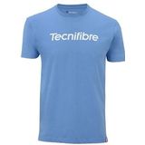 Tennisshirt Tecnifibre Men Team Cotton Azur-XXL
