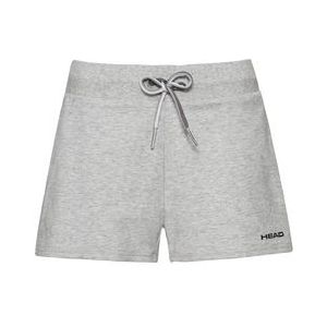 Tennisbroek HEAD Girls Shorts Club Ann Grey Melange-Maat 128
