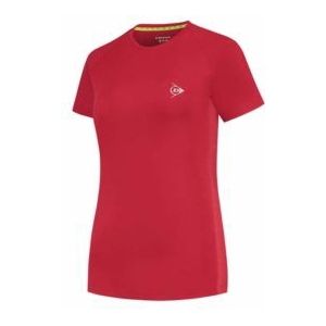 Tennisshirt Dunlop Women Ap Club Crew Tee Jester Red-M