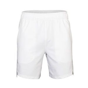 Tennisbroek The Indian Maharadja Boys Kadiri Agility Short White-Maat 140