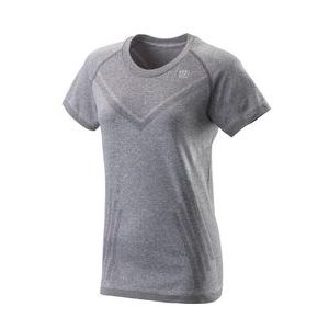 Tennisshirt Wilson Women Power Seamless Crew Dark Grey-L
