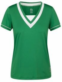 Tennisshirt Robey Girls Match T-Shirt Grass Green-Maat 128