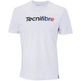 Tennisshirt Tecnifibre Boys Club Junior White-12 - 14 jaar