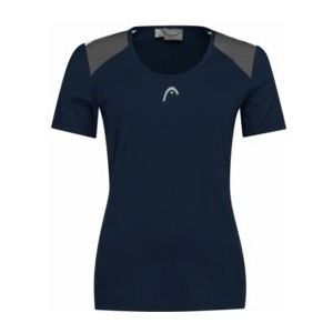 HEAD T-Shirt Club Tech Dames Blauw