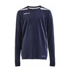 Tennisshirt Craft Kids Pro Control Impact LS J Navy White-Maat 122