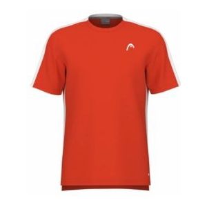 Tennisshirt HEAD Men Slice Orange Alert-L