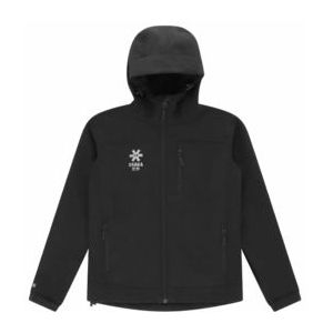 Sportjas Osaka Kids Softshell With Hood Black-Maat 147 - 158